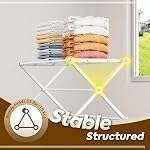 KINGBOARD Sac de séchage pour vêtements, 3-Tier Sac à linge, sac à linge extensible pour l'intérieur Air Vêtements de séchage, sac de serviette sécheuse, blanc