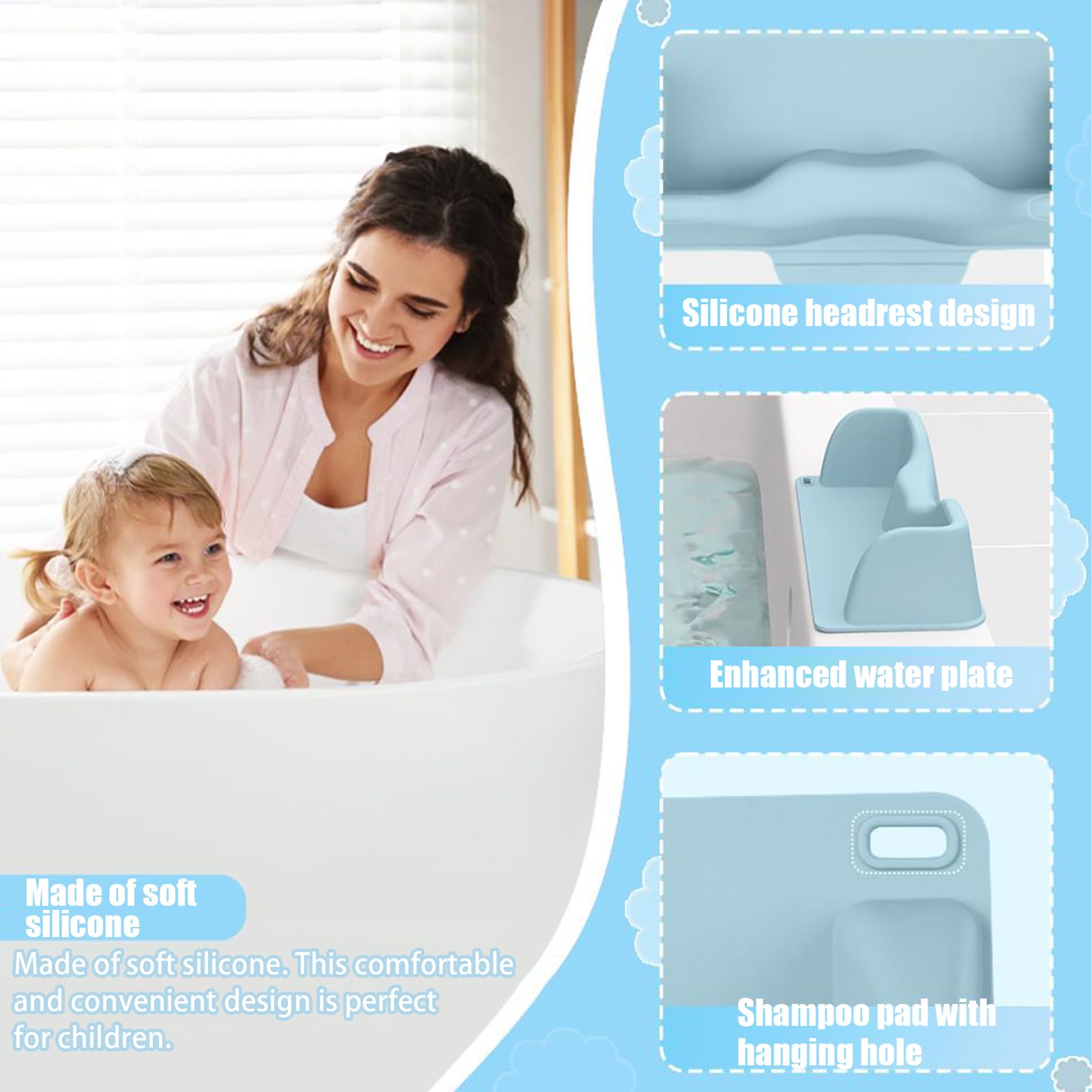 Tragbares Haarwaschbecken Ergonomisch, Mit Rutschhemmender Basis, | Haarwaschbecken Tragbar Friseur, Patienten, Senioren & Erwachsene, Kinder Und Säuglinge, Salon Und Barbershop