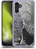 Vista 1 de Head Case Designs Funda de gel suave con licencia oficial de Nene Thomas Gothic Fairy in Forest Winter Has Begun, compatible con Samsung Galaxy A13