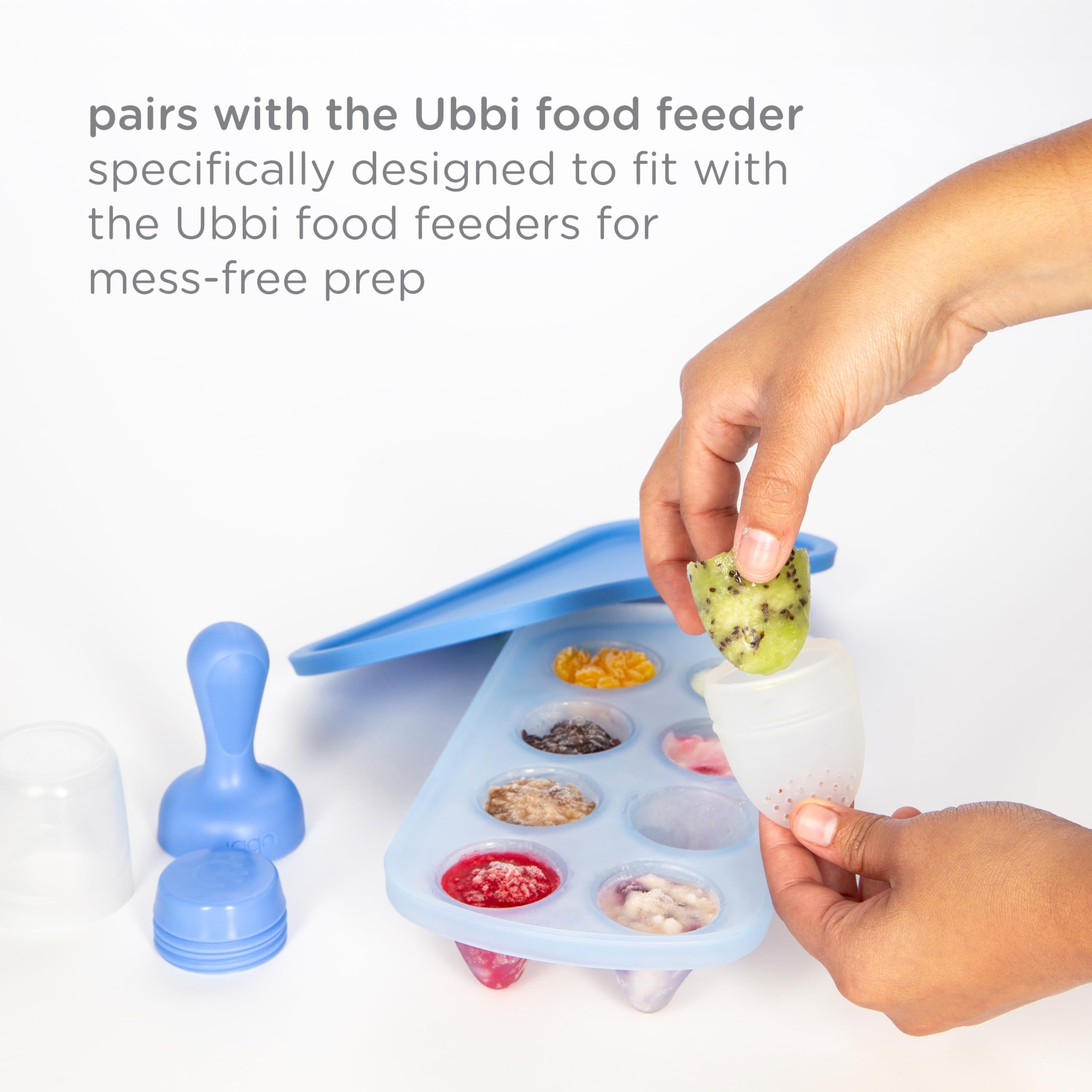Ubbi Alimentatore per alimenti per bambini e vassoio per congelatore