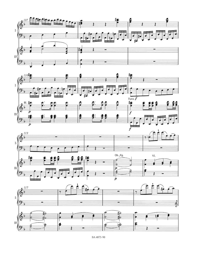 Mozart: Piano Concerto No. 20 in D Minor, K. 466 (Solo Part