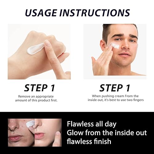 Miniatura 5 de Mancodes - Crema de maquillaje para hombre, crema facial de maquillaje para hombres, crema hidratante corrector Mancodes (1 unidad)