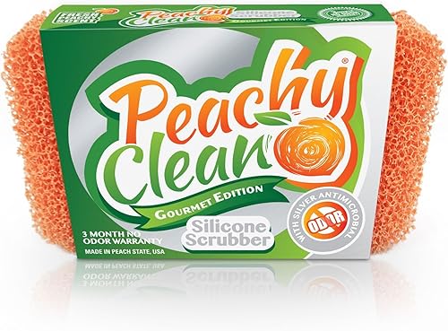 Miniatura 2 de Lavador antimicrobial Gourmet por Peachy Clean de silicona con fresca fragancia a durazno