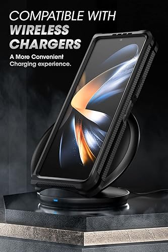 Miniatura 5 de SUPCASE Funda para Galaxy Z Fold 4 con soporte y clip para cinturón (Unicorn Beetle), protector de pantalla integrado protección contra caídas de