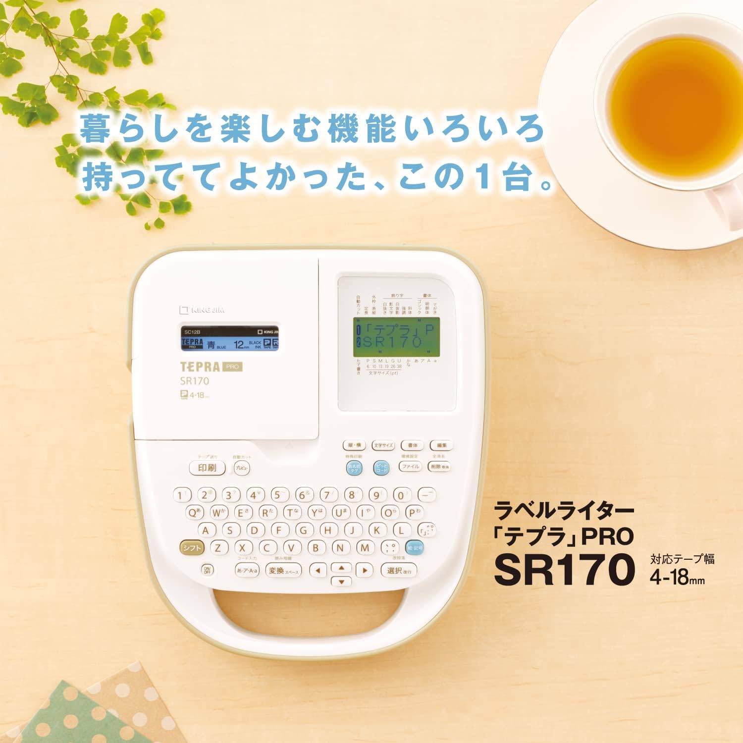 Amazon.co.jp: ラベルライター 「テプラ」PRO SR170 (対応ラベル幅:4 