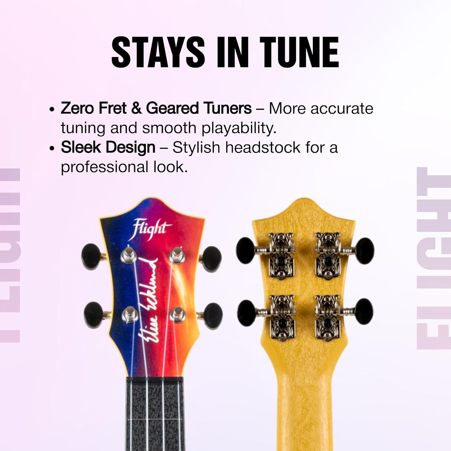 Flight Elise Ecklund Sunset Soprano 4-String Ukulele (TUS EE)