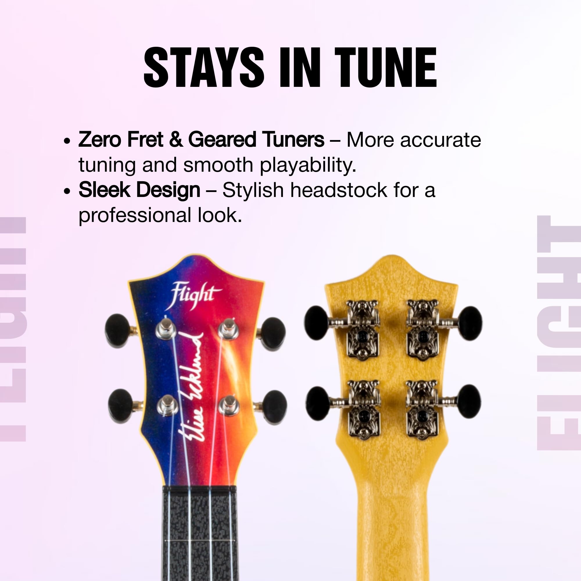 Flight Elise Ecklund Signature Sunset Travel Ukulele - Sopran