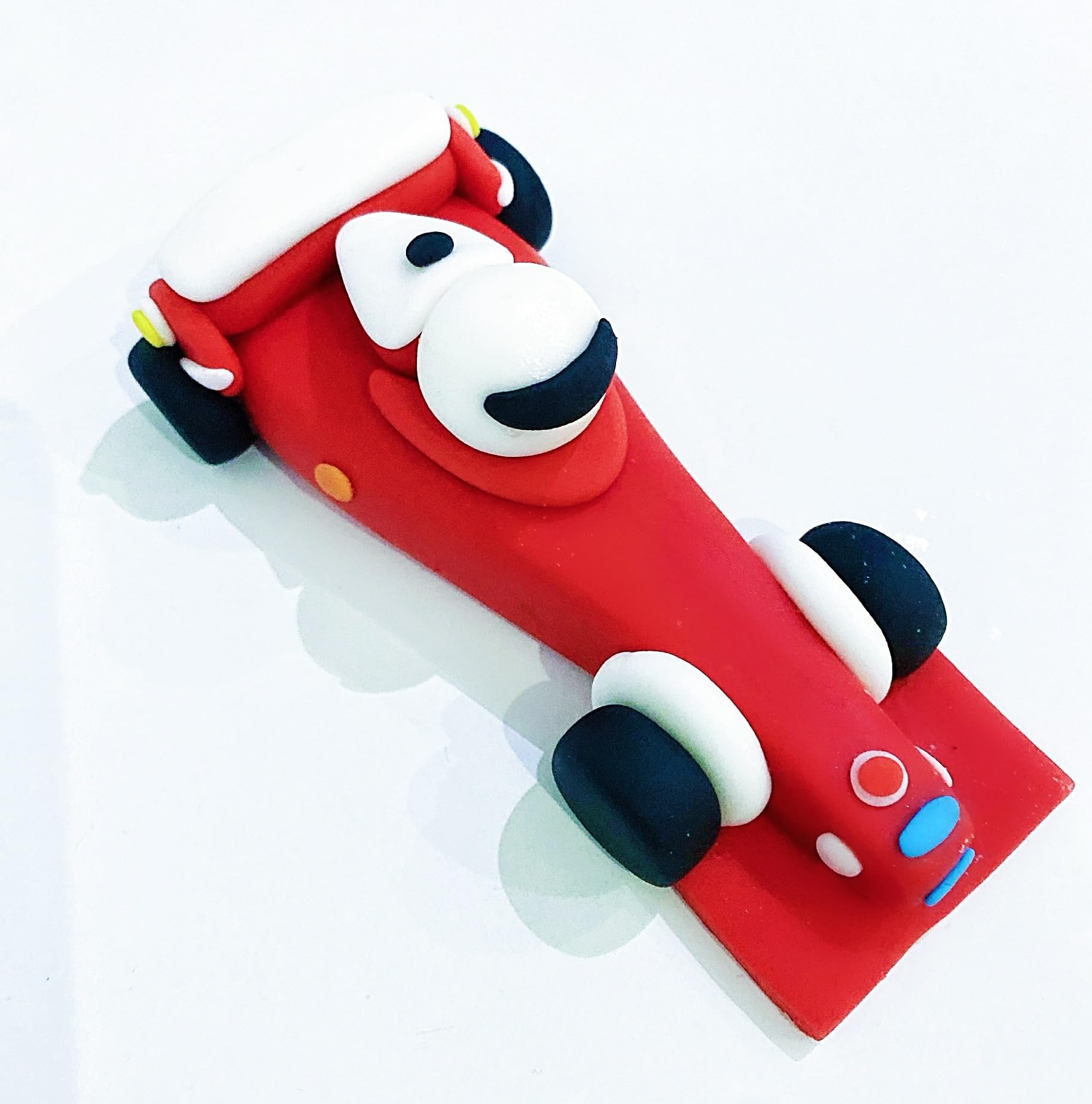 Edible f1 cake topper, Red, 5 inches by 2.5 inches