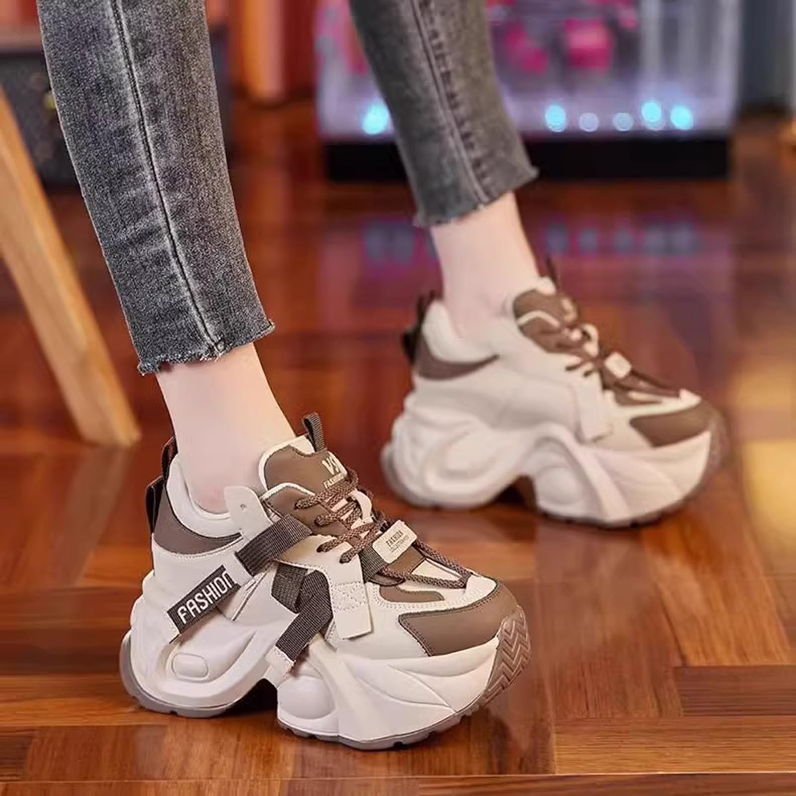 Scarpe Ginnastica Donna Comode Ortopediche Scarpe da Running Donna | Sneakers Ragazza in Tessuto Sintetico per Passeggiata Invernale Calzature Fitness Concezione Ergonomica Pelle Sintetica