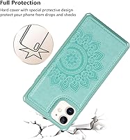 Vista 127 de Cavor for iPhone 11 Wallet Case with Card Slots Holder,Premium PU Leather Kickstand Feature Case [Wrist Strap] Double Magnetic Clasp Shockproof Flip