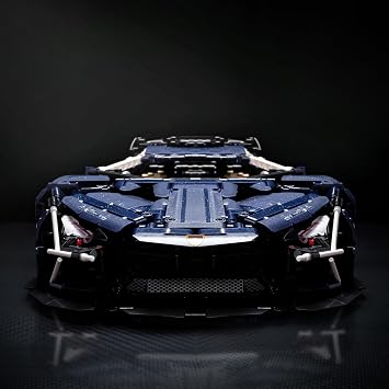 UNCLE BRICK Ram Avent Sports Car Building Kit for 1:8 Scale Model Speed Champion Technic Car Adult Collectible Model Car Kit for Building Lego Technic Car for Adults 4106 Pieces