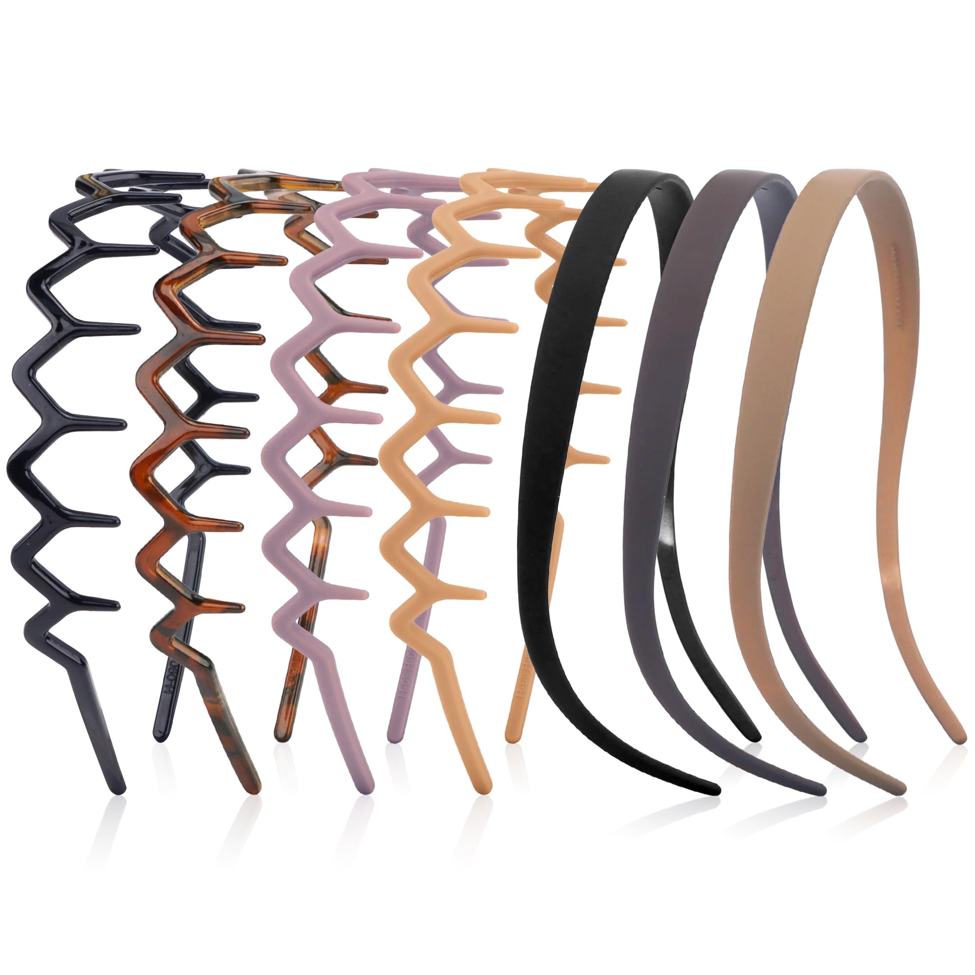 Amazon.com : VELSCRUN Zig Zag Claw Comb Headbands for Women Girls