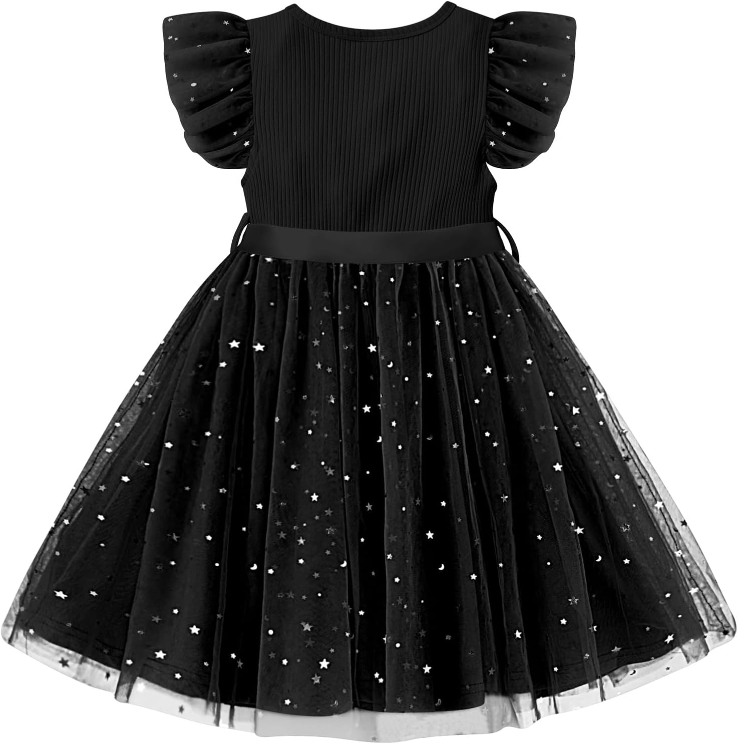 Vogseek Toddler Girls Tulle Dress Ruffle Sleeveless Summer Baby Girl Fashion Tutu Dresses 2-6Y - Image 4