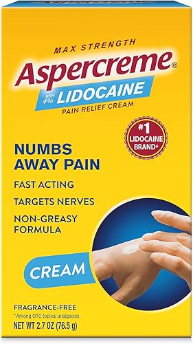 Crema para aliviar el dolor Aspercreme con lidocaína 27 onzas