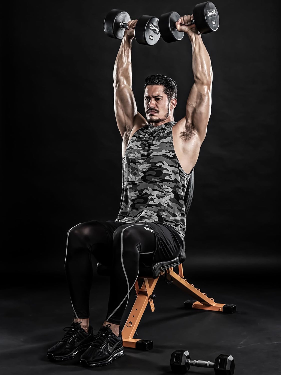 DRSKIN 2 or 1 Pack Men's Hooded Tank Tops Bodybuilding Muscle Cut Off T Shirt Sleeveless Gym Training Hoodies Workout Dry - Image 6