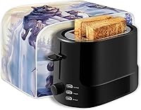 Vista 216 de Marbling Butterfly Print 2 Slice Toaster Dust Cover, Kitchen Small Appliance, Anti Dust and Fingerprint Bread Machine Cover