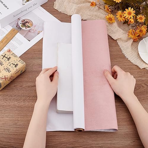 Vista 30 de OLYCRAFT 39.4 x 16.9 pulgadas, tela de imitación de cuero verde oliva para encuadernar libros, superficie de terciopelo con respaldo de papel, tela