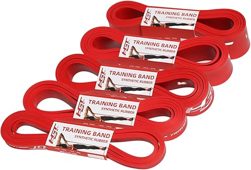HGT Banda de resistencia larga  Banda de entrenamiento extra fuerte sin látex para mujeres y hombres  Soporta estiramiento, yoga y pilates  Equipo