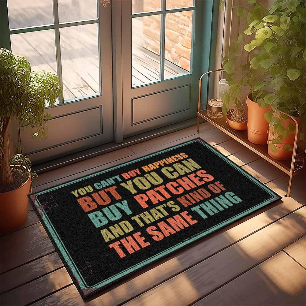 Grand paillasson d'automne 65x90 cm et tapis d'entrée accueillant pour maison