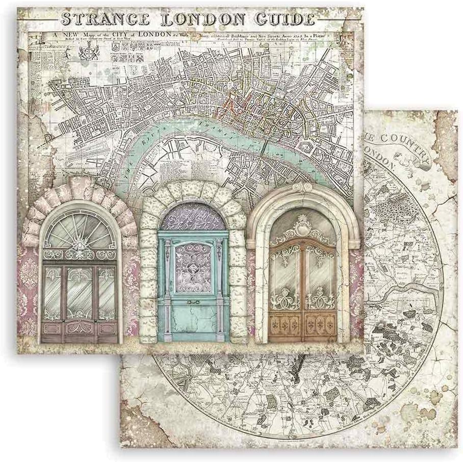 Stamperia Intl Paper PAD 12X12 10PK Lady VAGAB, Various : Home & Kitchen