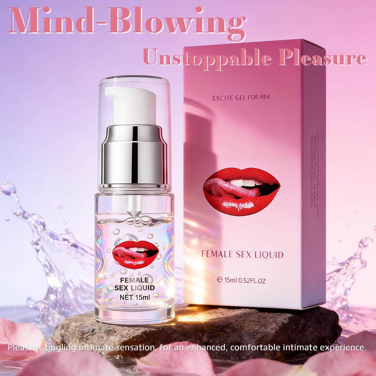 Female Arousal Gel - Intimate Pleasure Booster, Sensitivity Enhancer for Women, Female Pleasure Gel for Enhanced Intimacy and Sensation