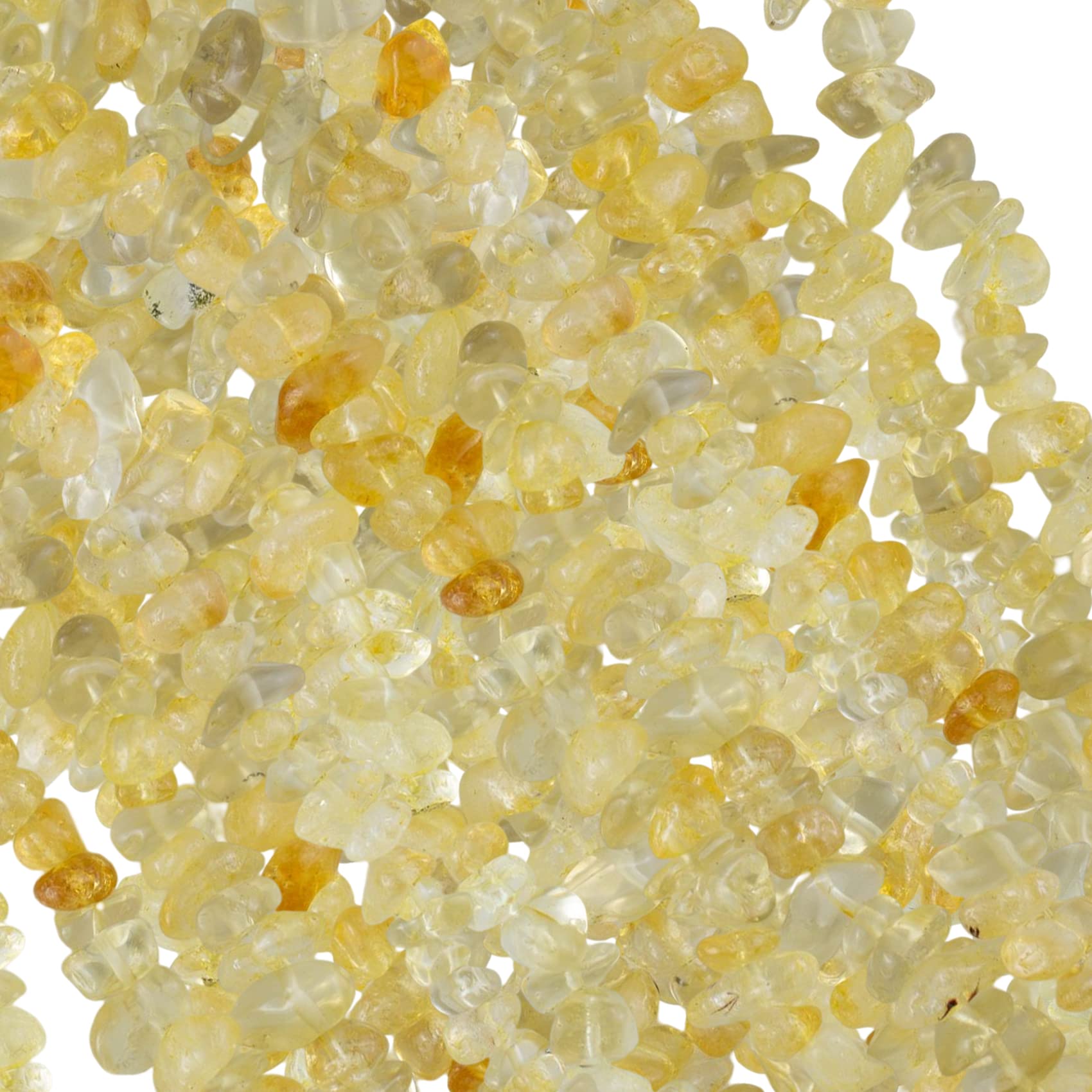 260pcs Natural Citrine Crystal Beads Chips 5mm to 8mm Irregular Gemstone Beads with Holes DIY for Bracelet Necklace Earrings Jewellery Making Craft 33 inch - Image 2