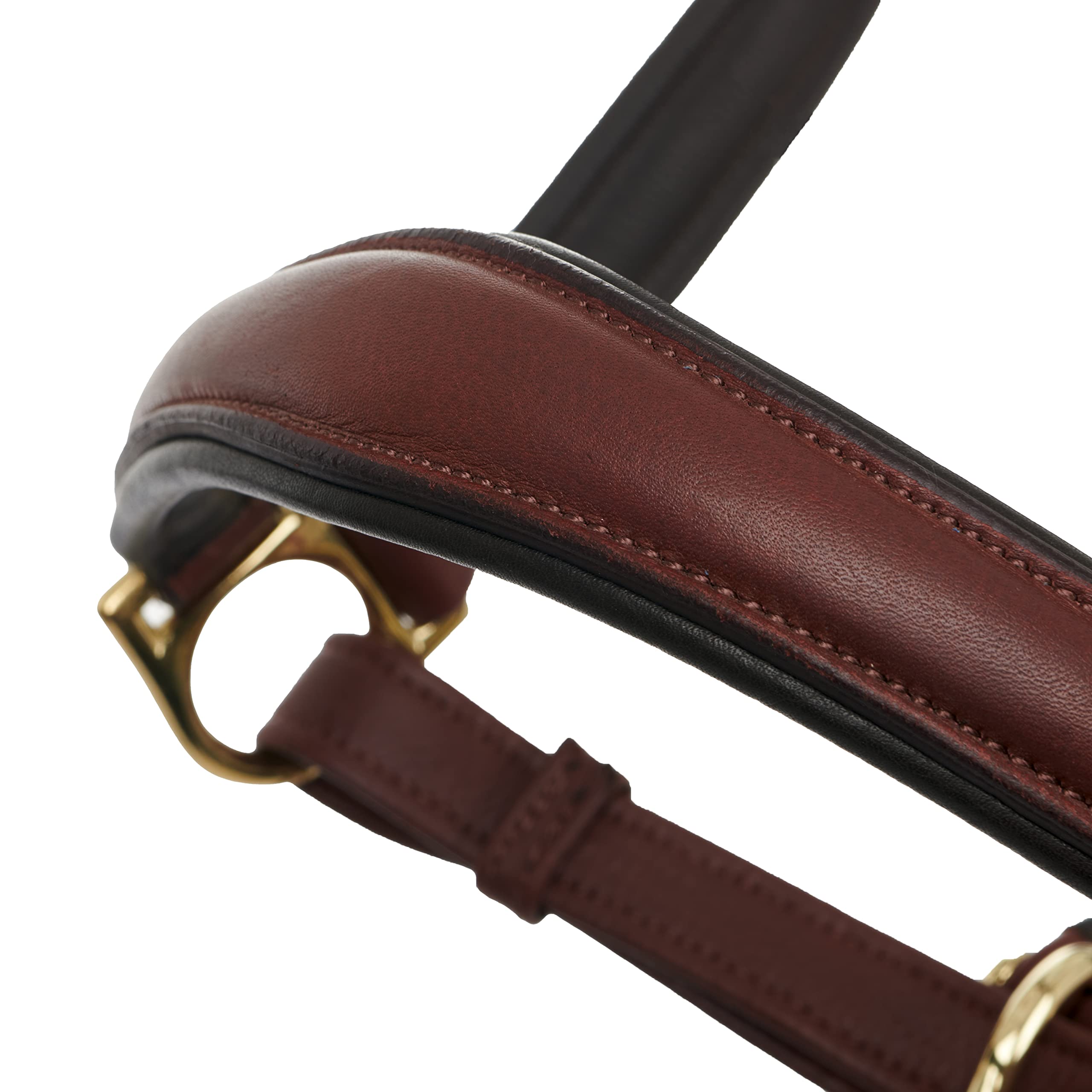 Lemieux Anatomic Leather Headcollar Brown - Full