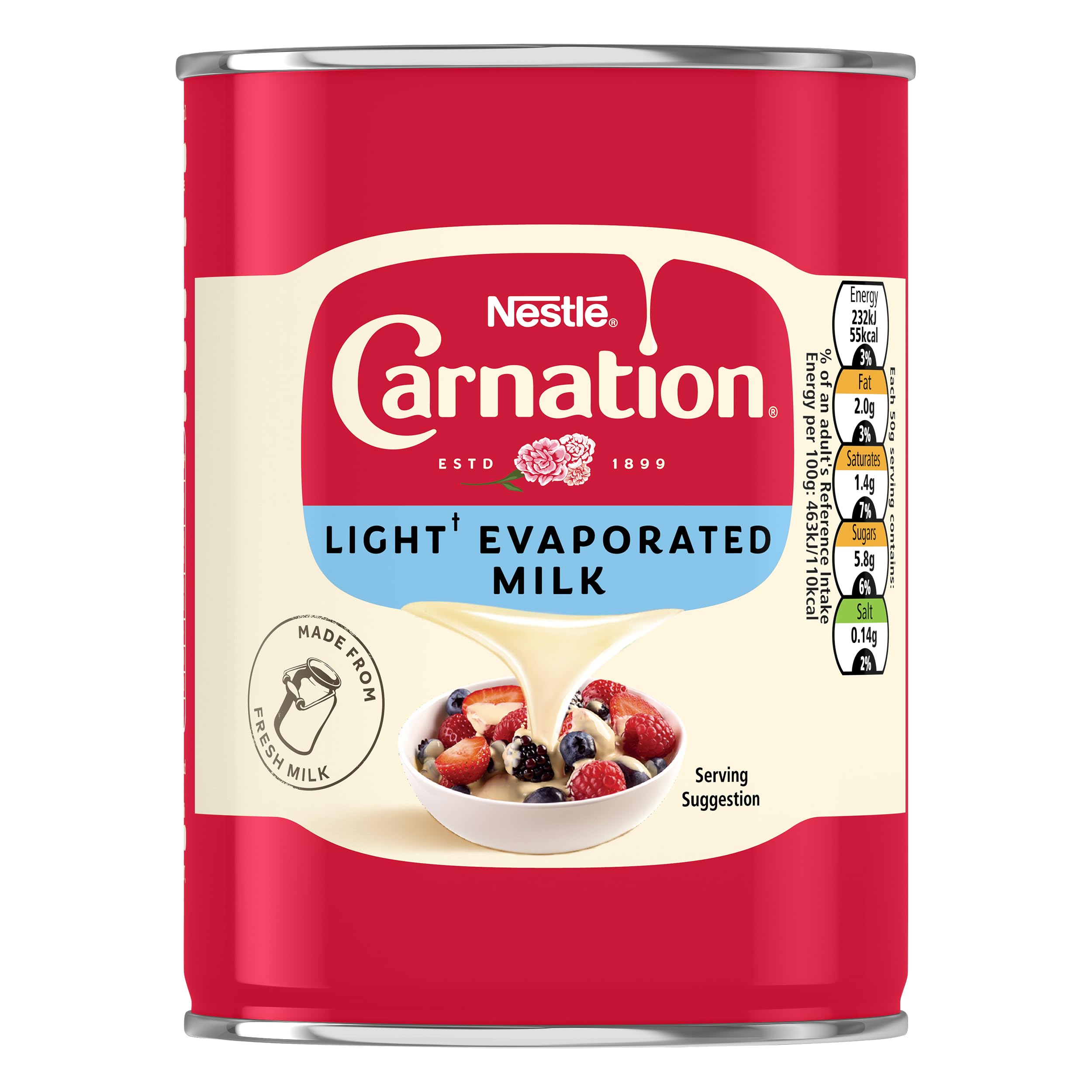 Carnation Light Evaporated Milk 410g