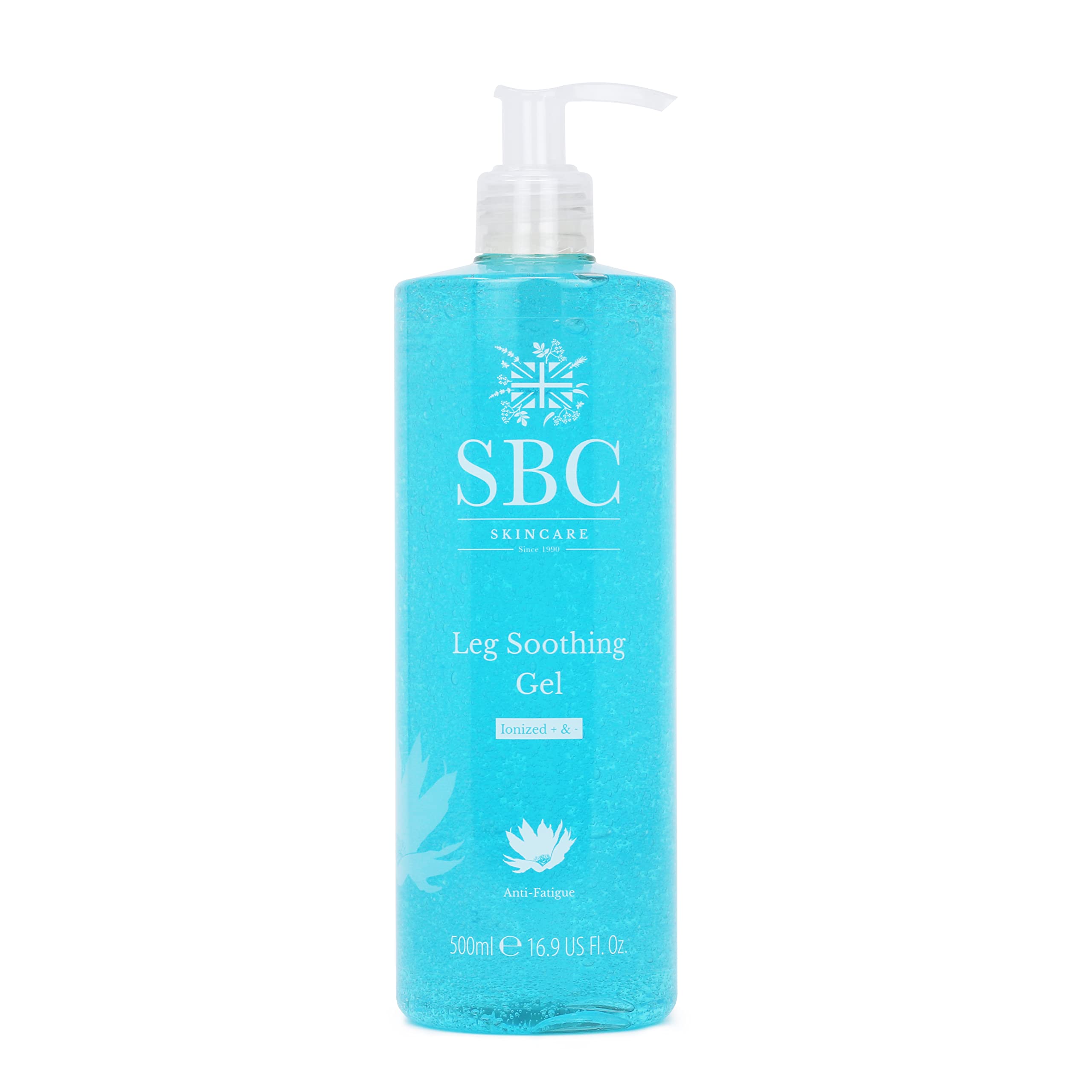 SBC Skincare gel Soothing Leg - 500ml | Cooling & Arnica Relieving Gel for Puffy Ankles, Feet