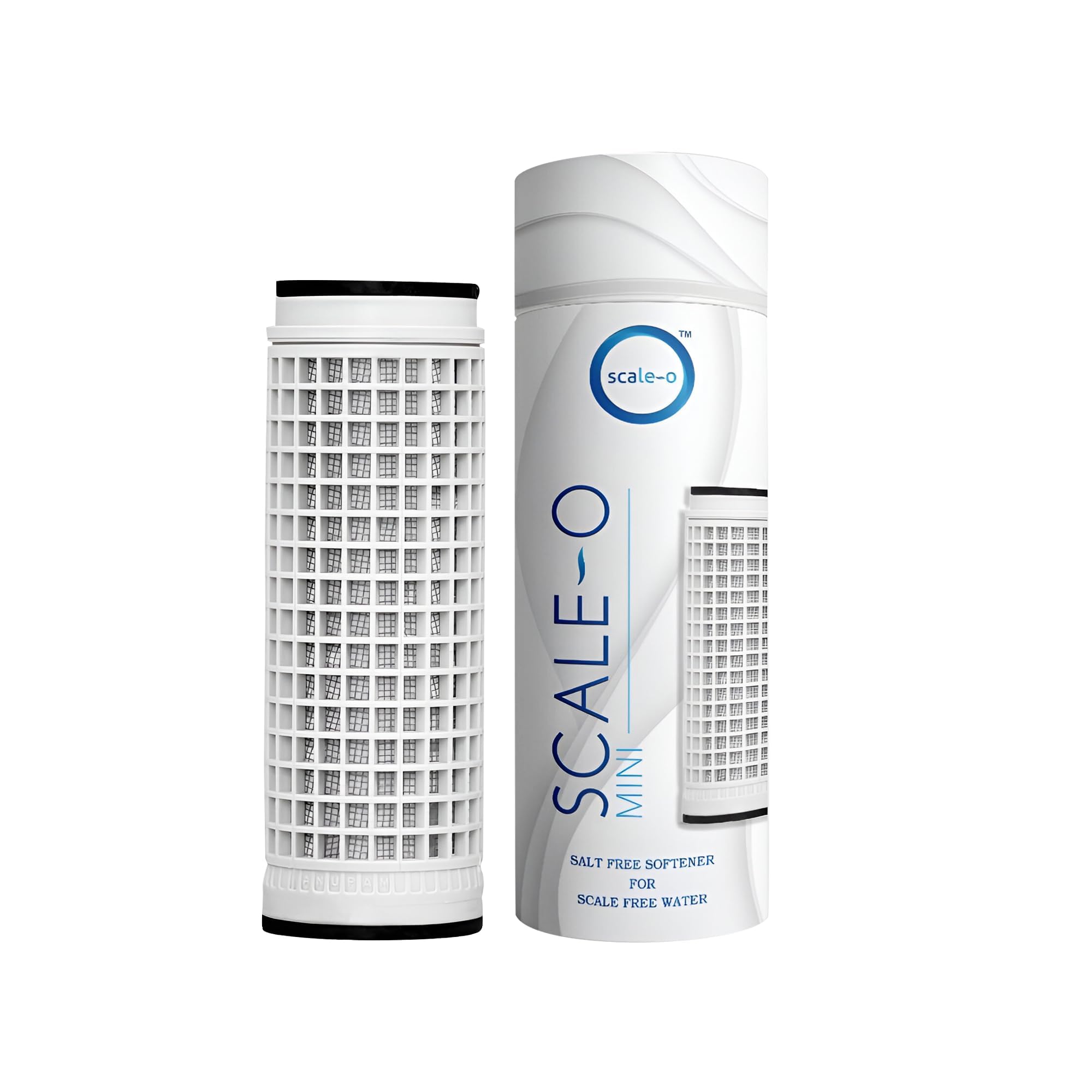 Scale-O Mini Hard Water Softener | For 500L Water Tanks | For Whole House with 3-4 People | Water Softener for Home, Bath & Taps | Improves Skin, Hair & Appliance Life