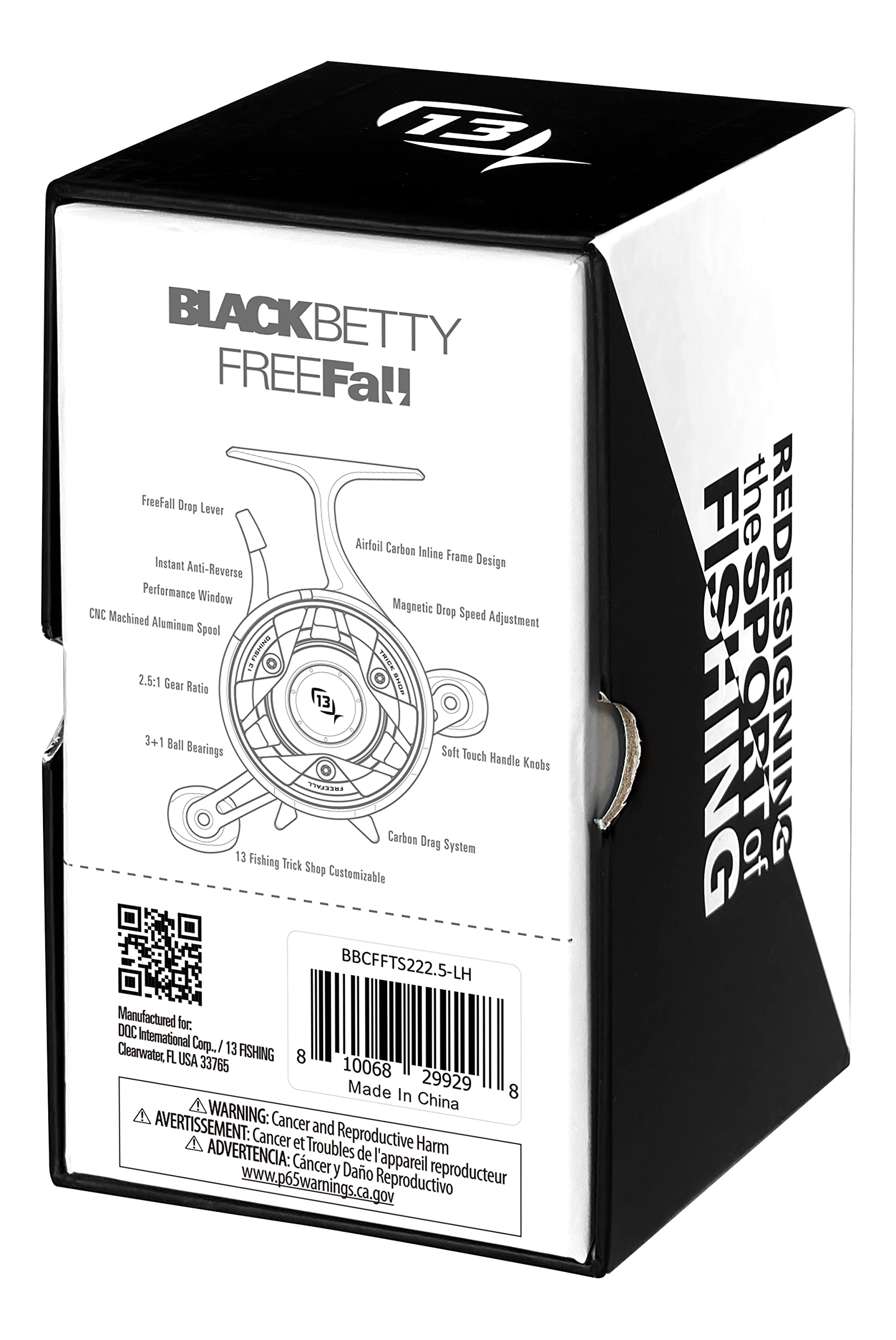 13 fishing black betty 6061 ice reel 13 Fishing Black Betty 6061 Ice Reel