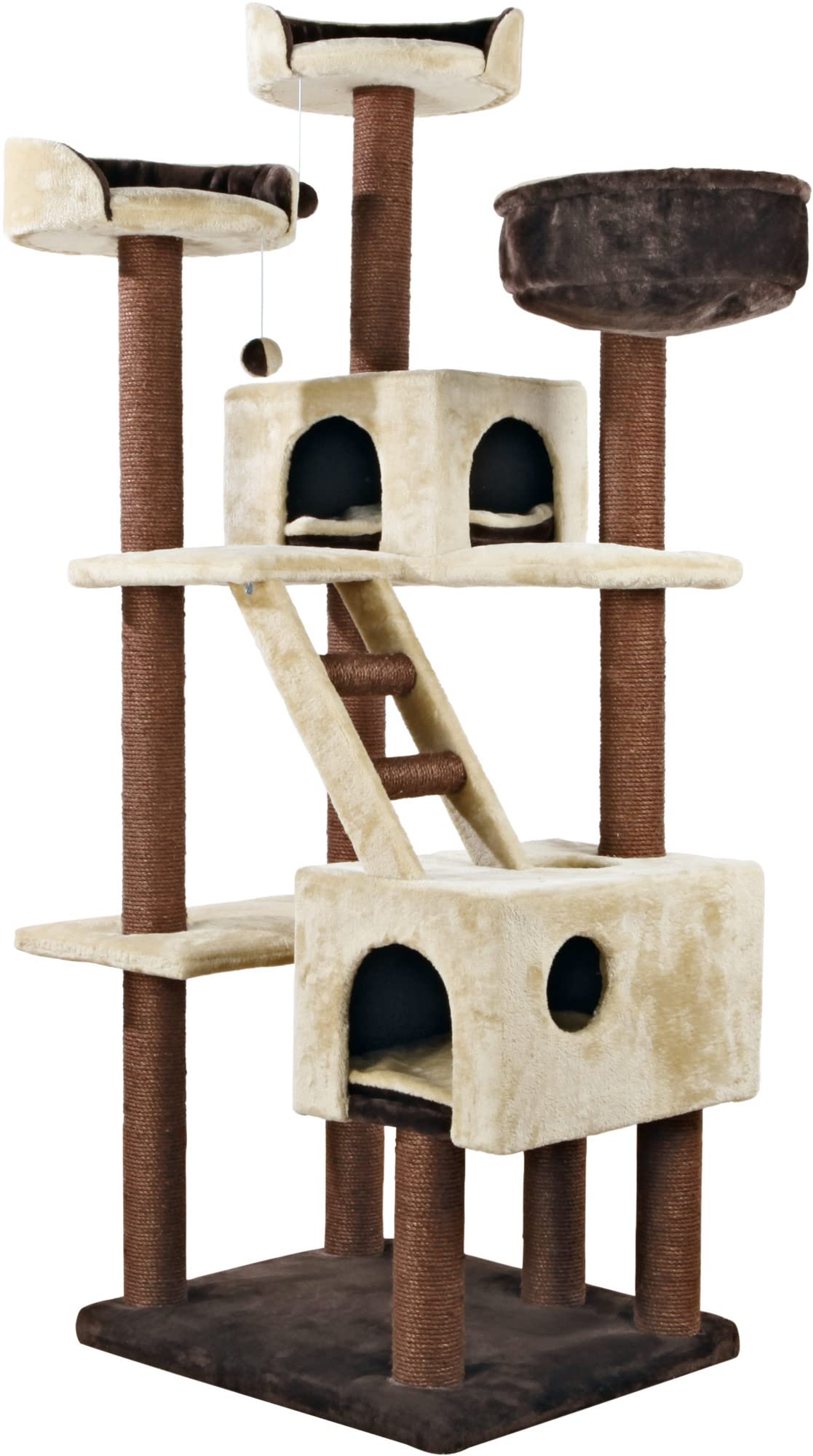 Trixie Poste Rascador Felicitas, 190 cm, Marrón/Beige, Gato