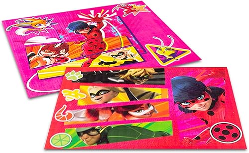 Miniatura 2 de Miraculous Rompecabezas de mariquita para niños, paquete con actividades de rompecabezas de mariquita de Miraculous más paquete de diversión de