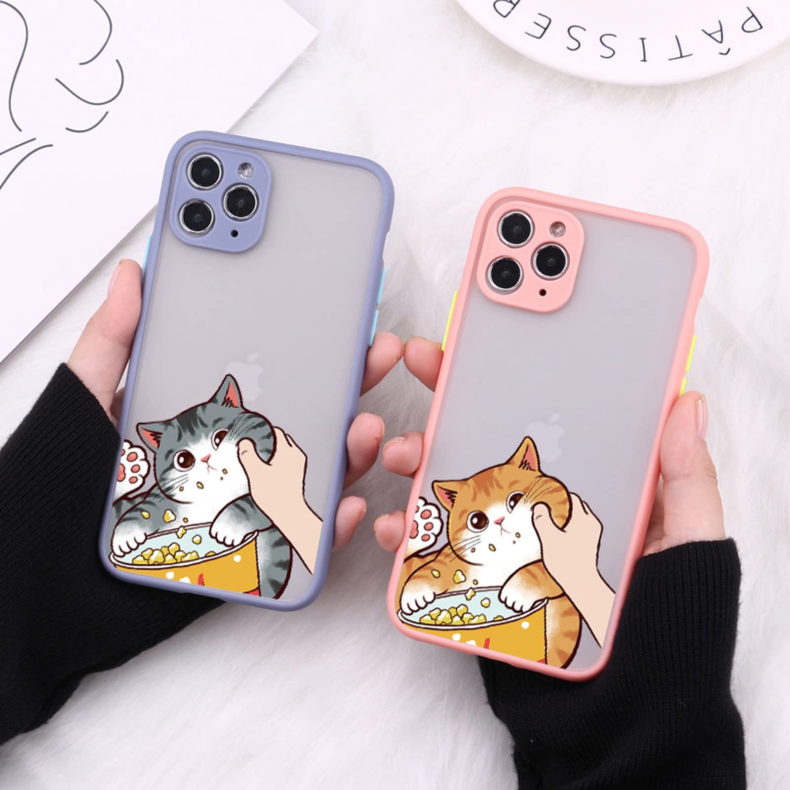 iPhone 11 専用 オレンジ猫ケース iPhone 11 専用 オレンジ猫ケース iPhone 2021 5.4inch 猫耳ケース