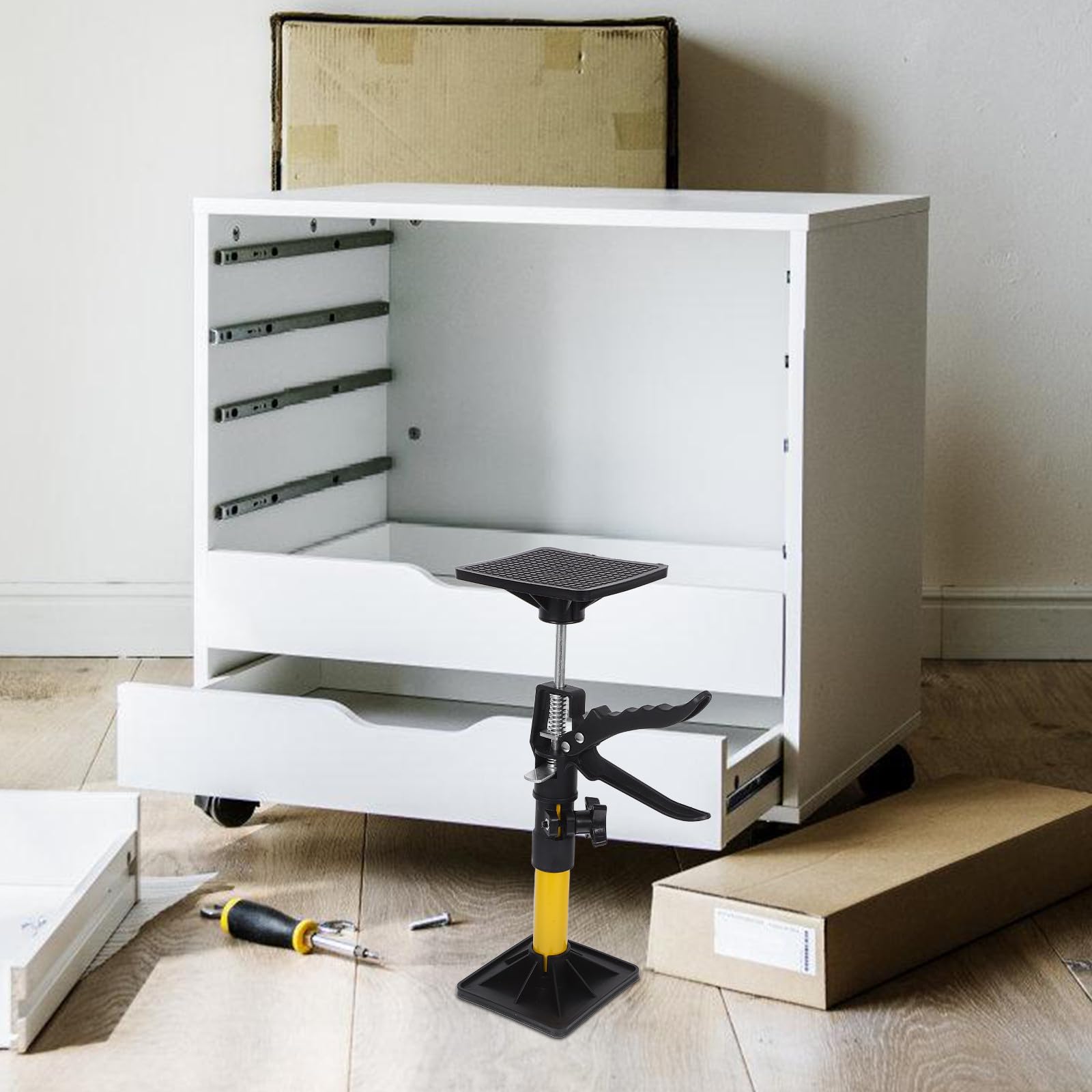 2 Piezas Soporte Ajustable Telescópico, y Doble Apoyo