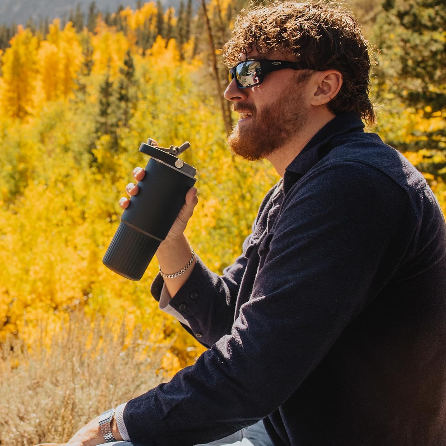 BOTTLE BOTTLE Insulated Water Bottle with Straw and Handle Stainless Steel Water Bottles for Car Sports Home Office and School 26oz Leak Proof - Image 7