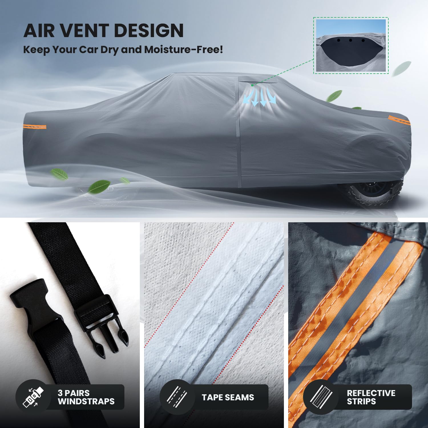 Dodge Ram 2500 3500 Truck Cover Custom Fit 2002-2025 Crew Quad Cab Long Bed 8 1 with Door — view 6