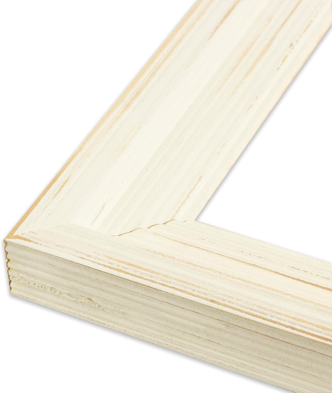 The Rusty Roof-Distressed Cimarron White-Solid Wood Picture Frame-11x14