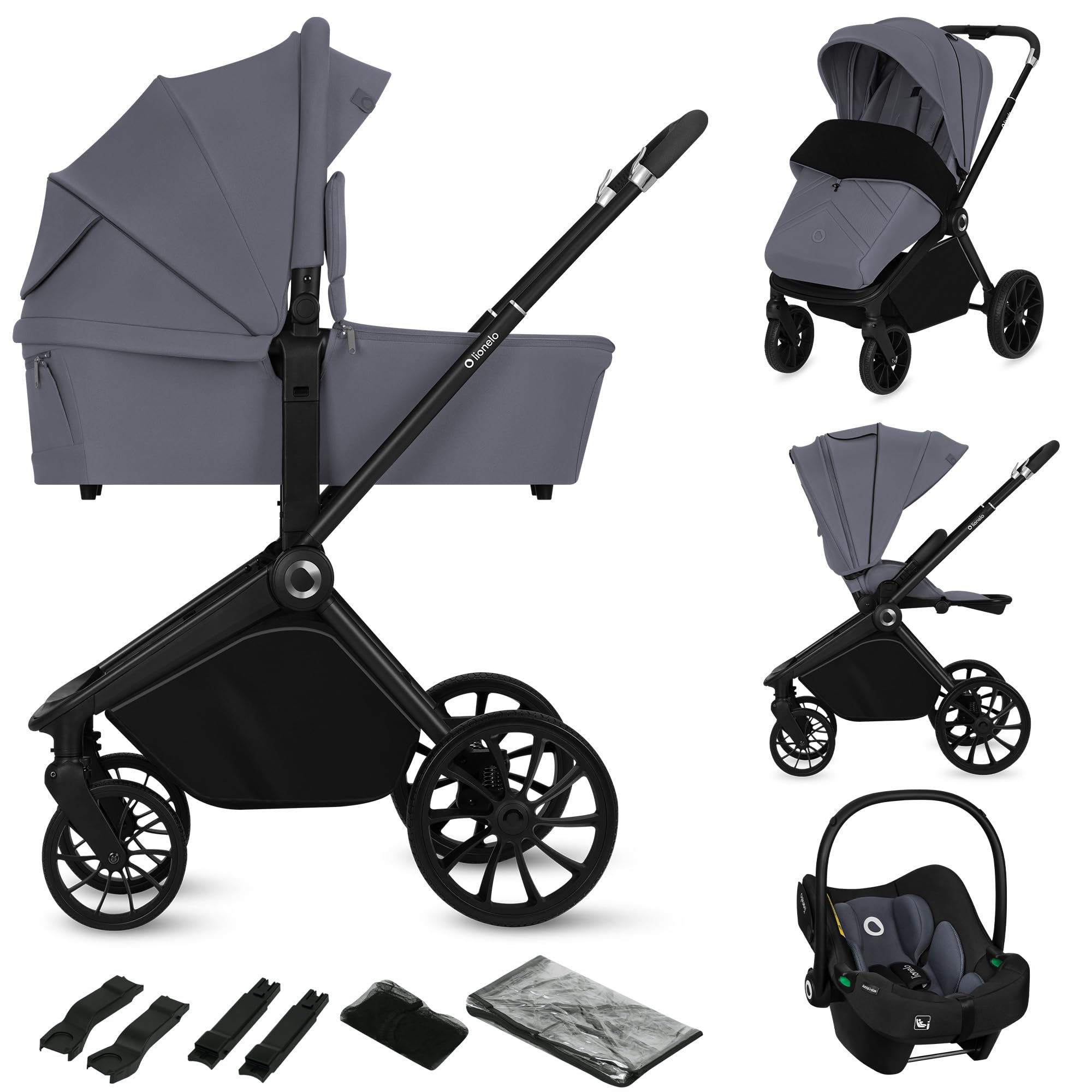 LIONELO MIKA PLUS 3-in-1 Buggy Babywagen Produktbeschreibung