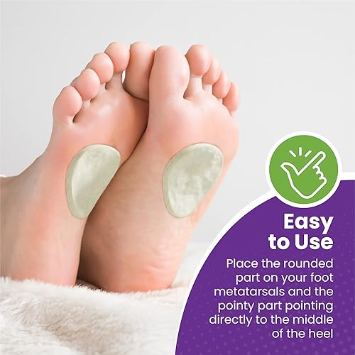 Miniatura 6 de Metatarsal Felt Foot Pad - 1/4" Thick - Made in USA - 6 Pairs (12 Pieces)