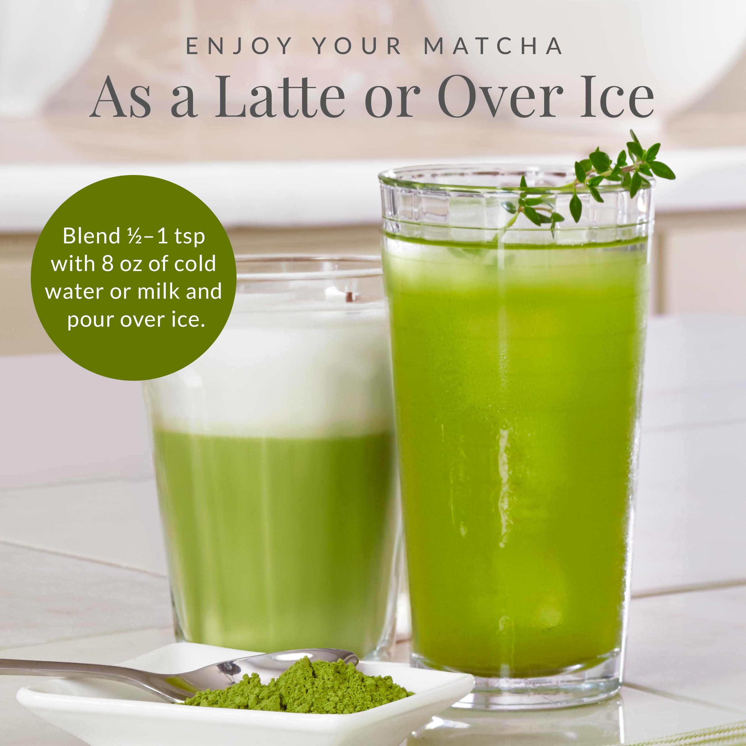 The Republic of Tea Japanese Daily Matcha Powder 1 5 oz Tin Matcha Green Tea Makes 20 Cups — view 4