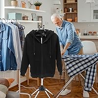 Vista 5 de Cabilock Soporte de vapor para ropa, soporte ajustable para ropa, estante de vapor plegable para ropa, colgador de mano con diseño ergonómico