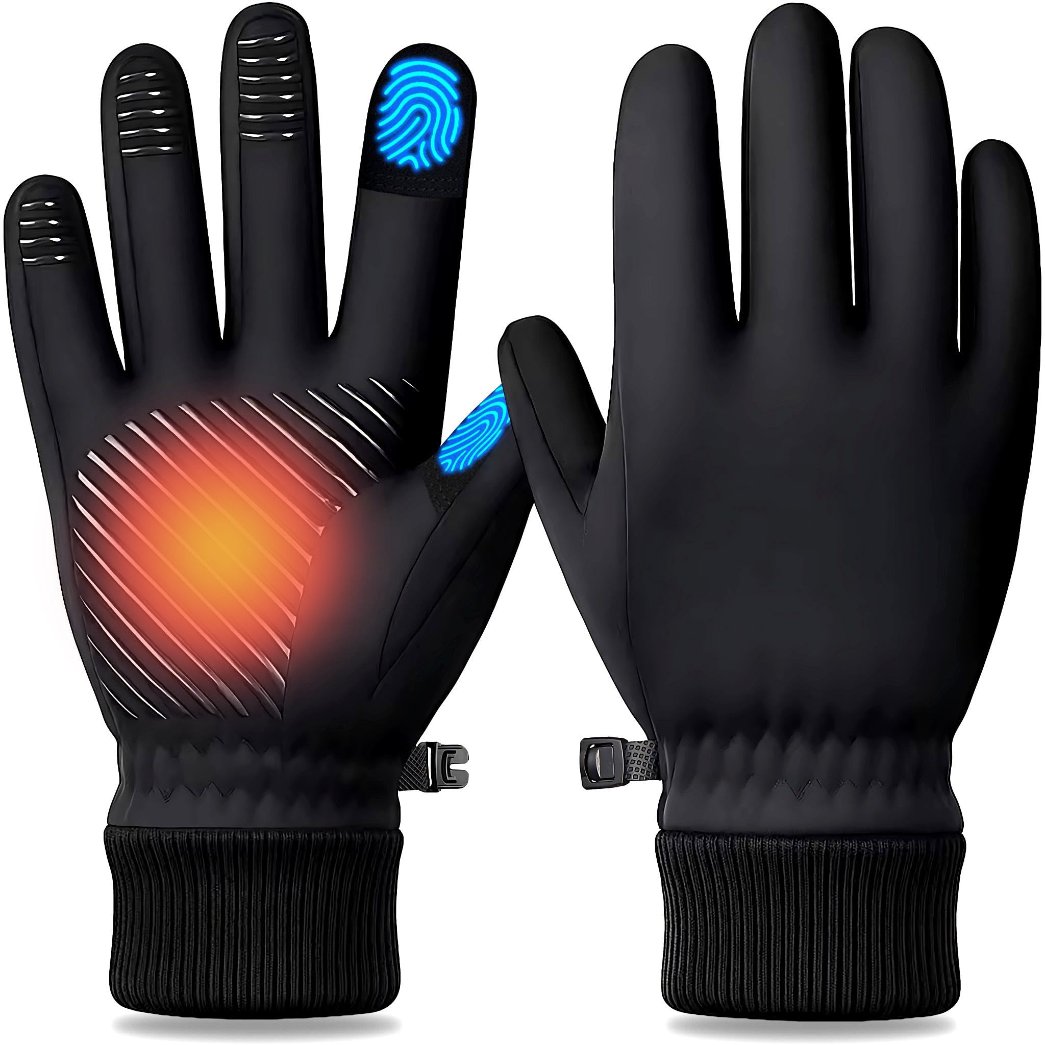 FEWTURWinter Gloves for Women Running in Cold Weather - Touchscreen Gloves for Bike Hiking