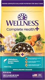 Wellness Complete Health+ Dry Dog Whitefish & Sweet Potato Recipe (4 Pound Bag)