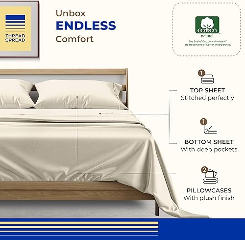 Miniatura 3 de Juego de sábanas de algodón 100  egipcio de 1000 hilos White, Light Blue, Red, Burgundy, Silver, Dark Brown, Dark Grey, Deep Blue, Black, Ivory,