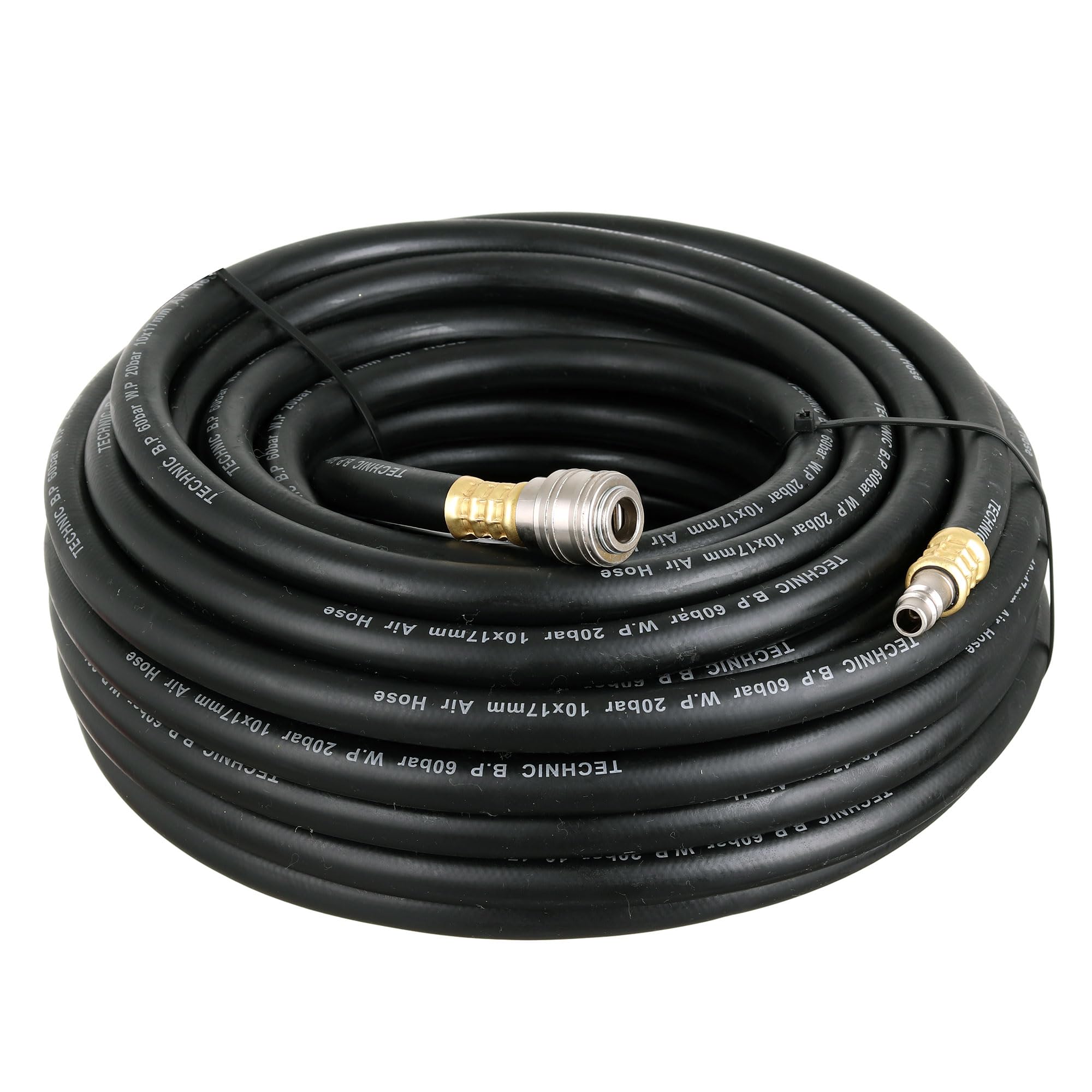 TC TECHNIC Profi Schlauch 20m Luftschlauch für Kompressor 10mm Druckluft-Schlauch