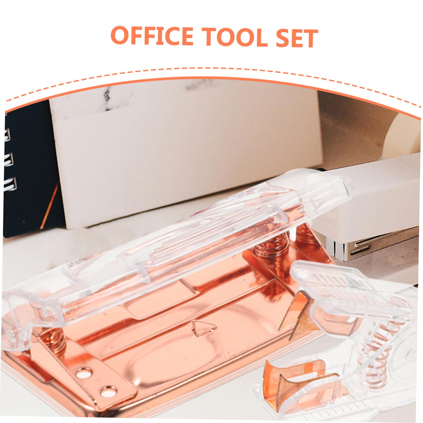 HOMSFOU 3 Set Hole Punch Nail Picker Buchi Estrattore Buco Rimovibile Fare Leva Pesante Cartoleria Ufficio Cucitrice Pugni Dispositivo Di Rimozione Punker Lega Di Alluminio