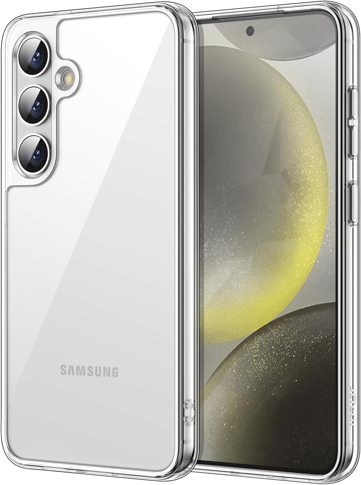 JETech Case for Samsung Galaxy S24+ / S24 Plus 5G, Non-Yellowing Shockproof Bumper Protective Phone Cover, Anti-Scratch Hard PC Back (Clear)