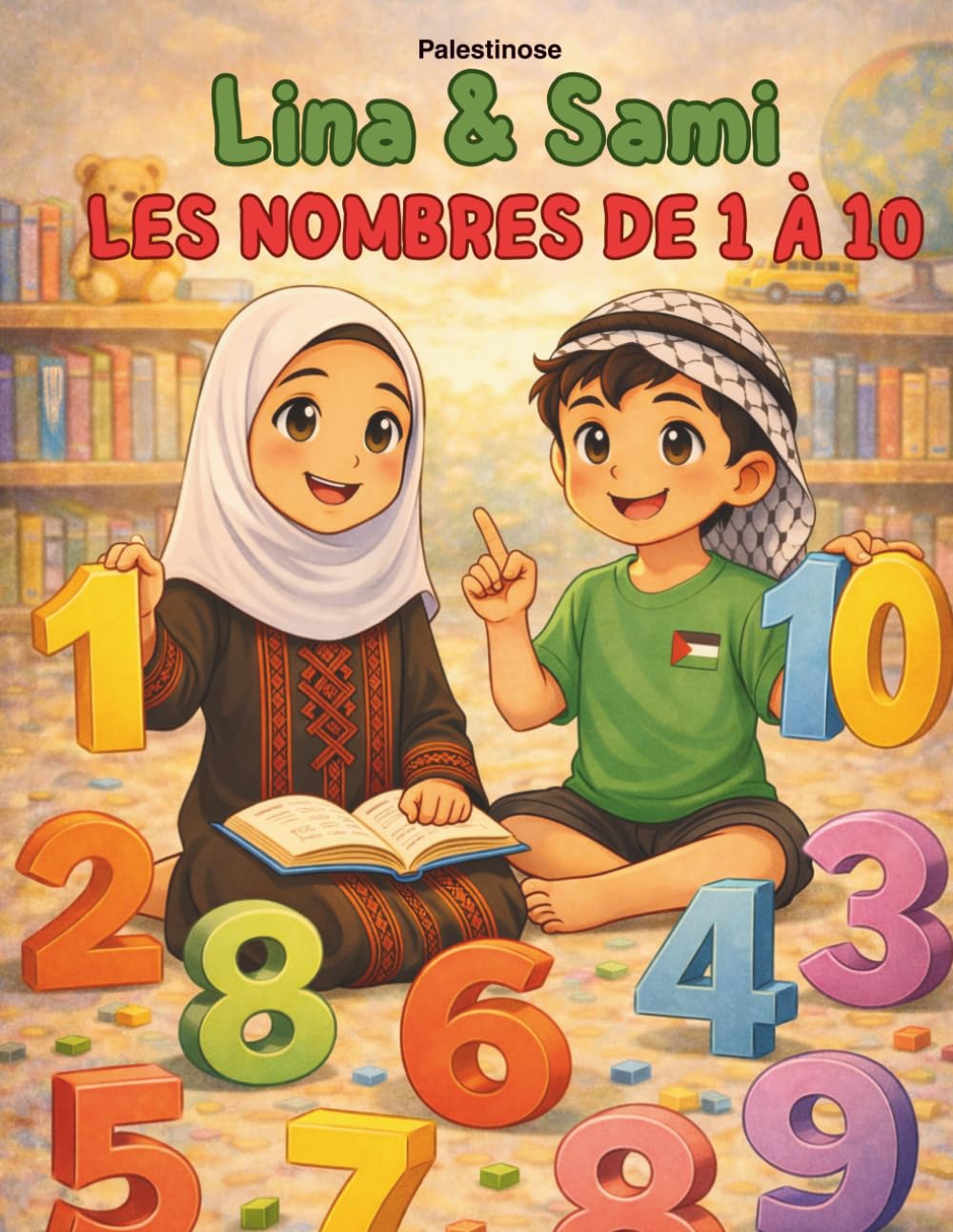 Lina et Sami: Les nombres de 1 à 10: Livre d’activités pour enfants dès 4 ans – apprendre à compter, écrire et reconnaître les nombres