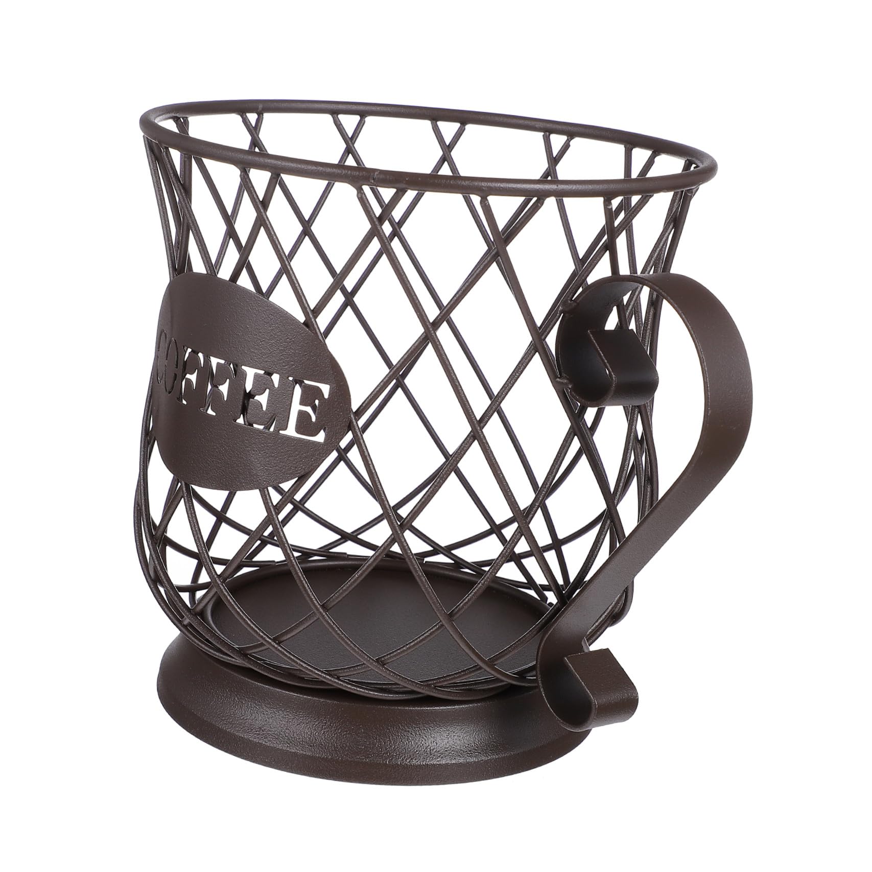 Porte-capsules de café Artibetter en métal marron pour organiser votre station
